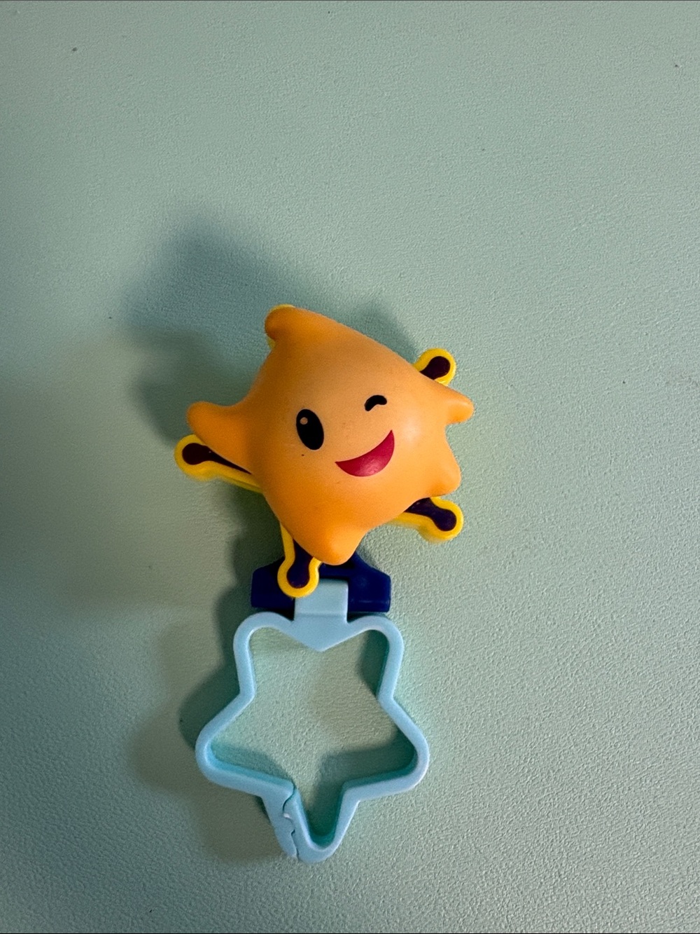 McDonald’s Happy Meal Super Mario Galaxy Movie Luma Star Keychain Figure